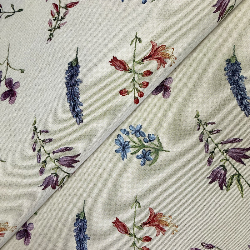 280cm šířka Dekorační/potahová Gobelínová látka  - Narcisová romance