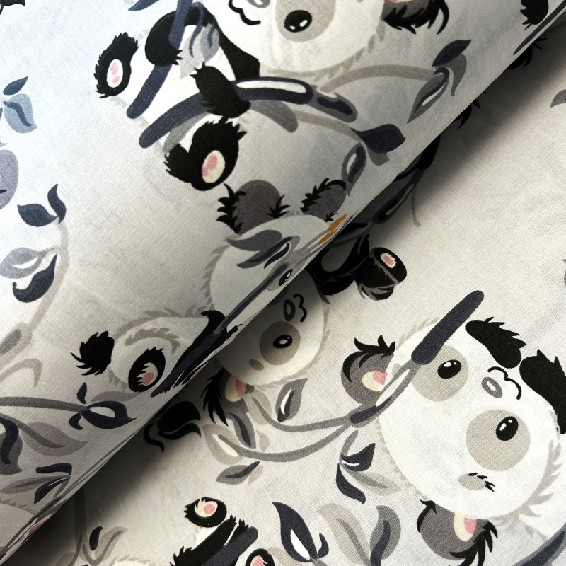Ervi Bavlněná látka/plátno š.240cm Panda - 26188-3 metráž