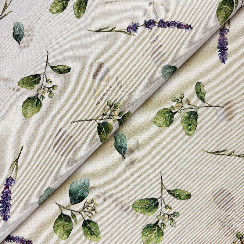 280cm šířka Dekorační/potahová Gobelínová látka  - Přírodní elegance